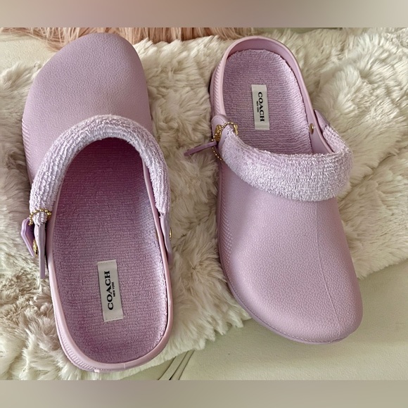 NEW Coach Lola Light Violet Purple Clogs Size 11B - Picture 10 of 16
